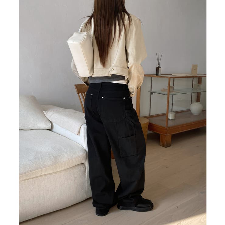 ロングワイドカーペンターポケットパンツ | by muni:r | 詳細画像22 