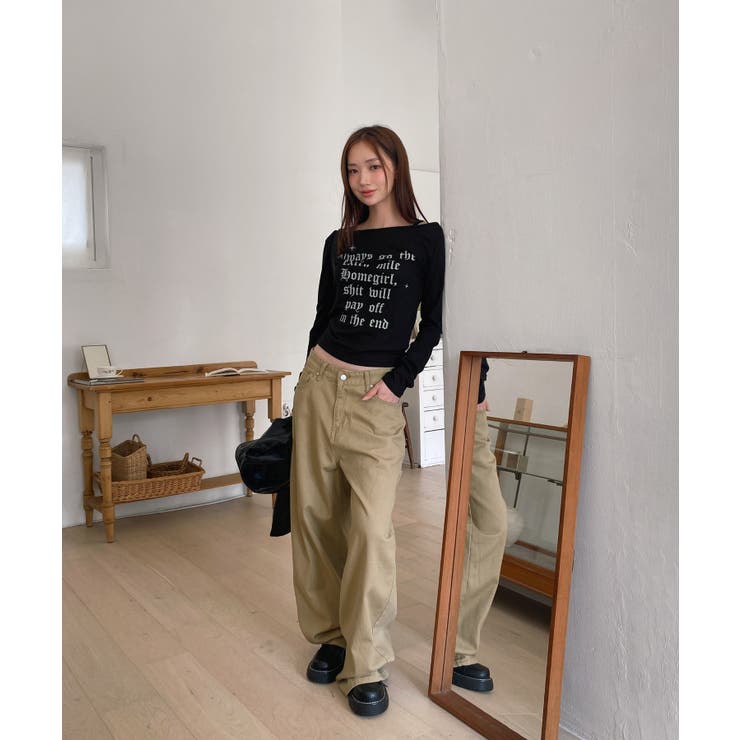 ロングワイドカーペンターポケットパンツ | by muni:r | 詳細画像6 