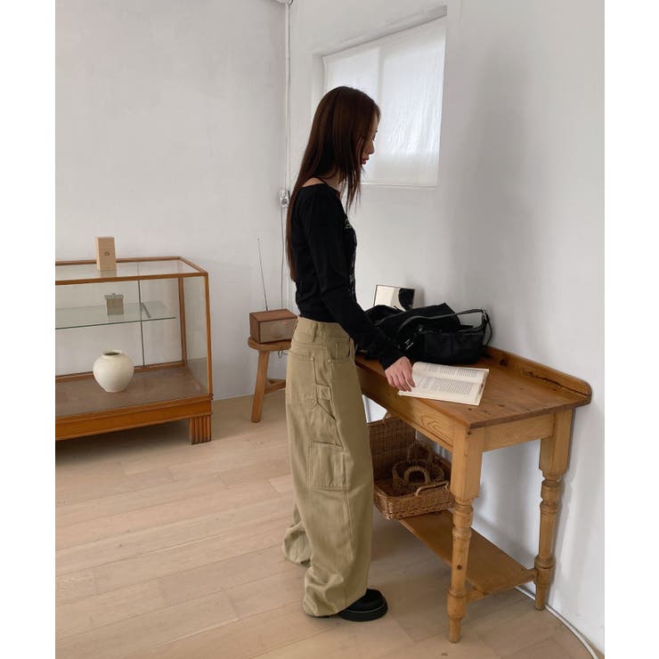 ロングワイドカーペンターポケットパンツ | by muni:r | 詳細画像7 