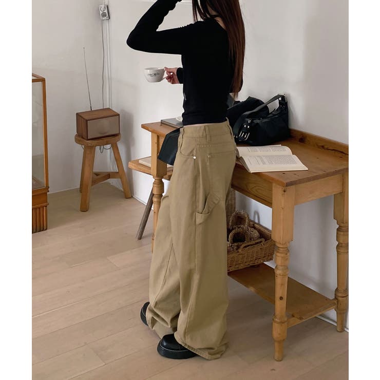 ロングワイドカーペンターポケットパンツ | by muni:r | 詳細画像8 