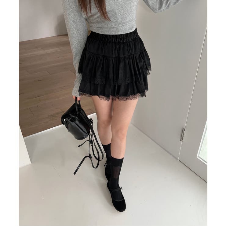 ラブリーレースティアードスカート | by muni:r | 詳細画像14 