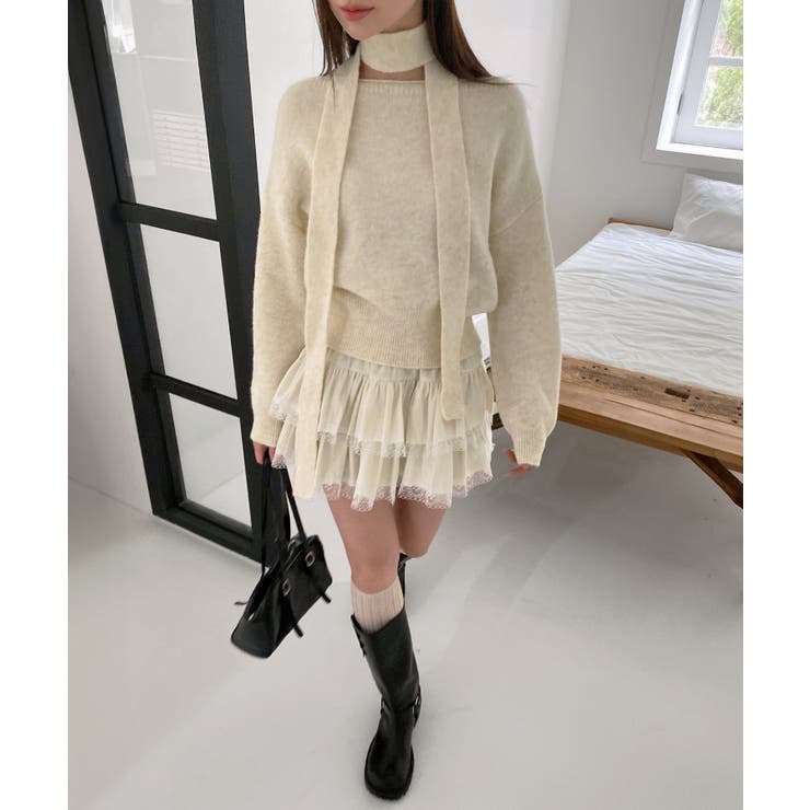 ラブリーレースティアードスカート | by muni:r | 詳細画像5 