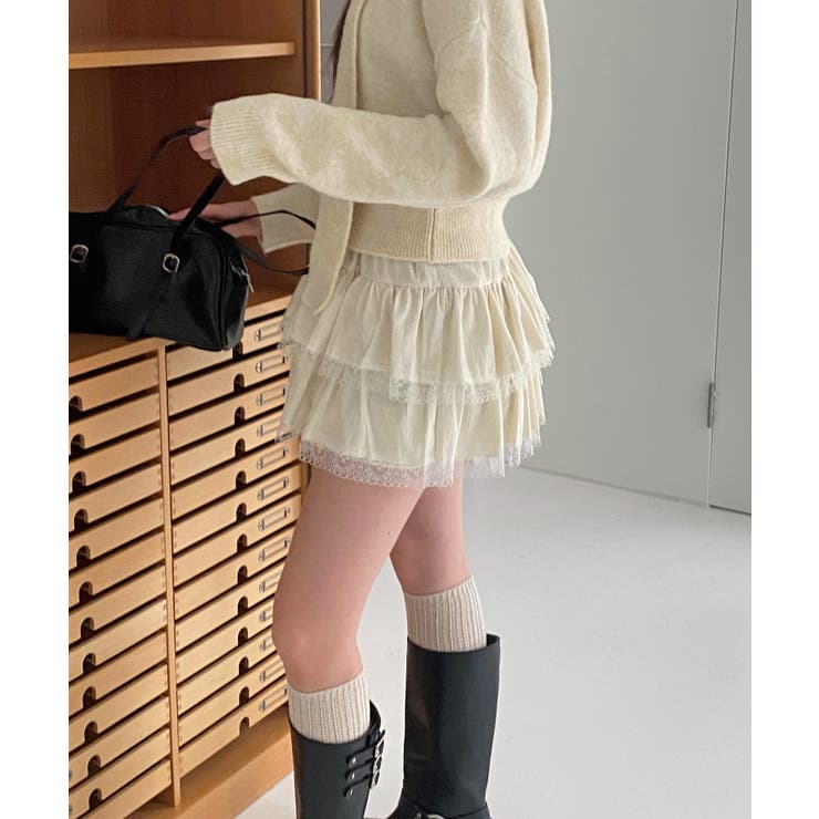 ラブリーレースティアードスカート | by muni:r | 詳細画像7 