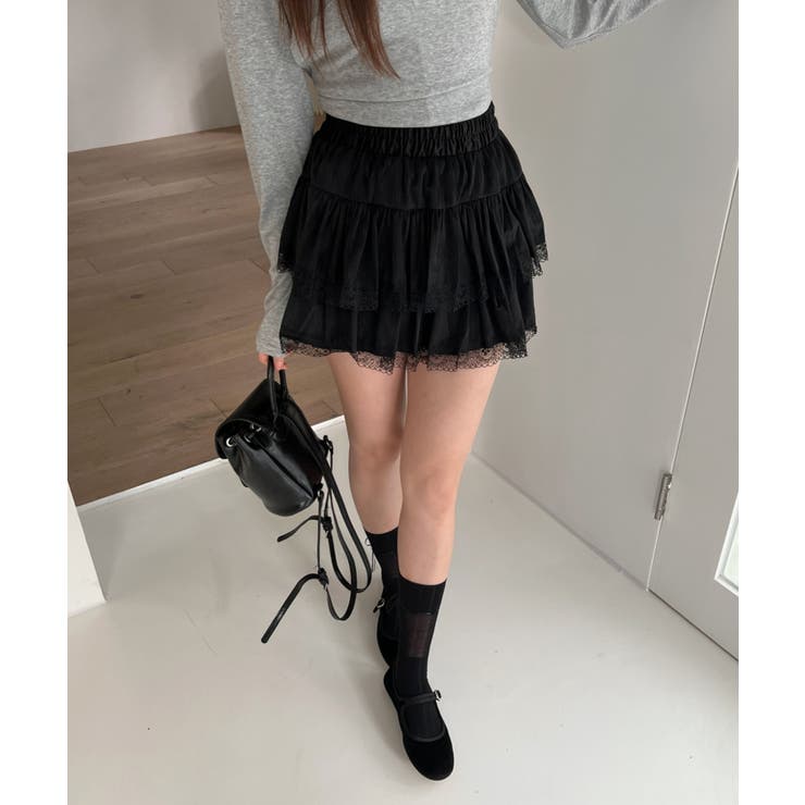 ラブリーレースティアードスカート | by muni:r | 詳細画像8 