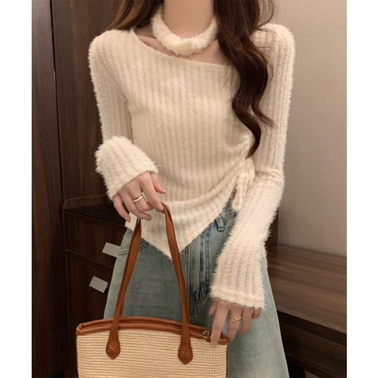 リブチョーカーシャーリングニット | by muni:r | 詳細画像11 