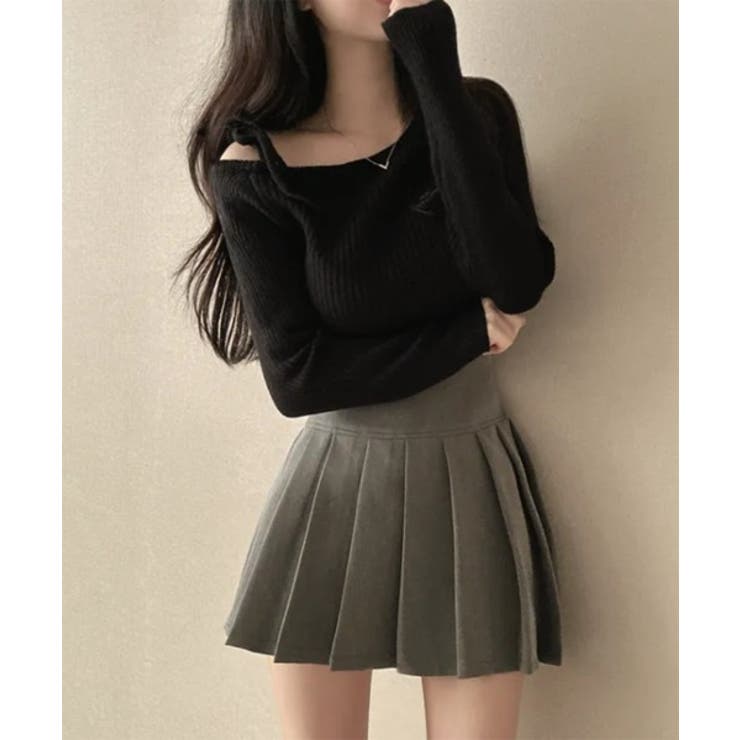 アンバランスリボンリブニット | by muni:r | 詳細画像7 