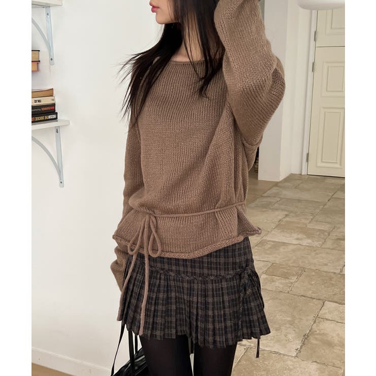 チェックリボンプリーツスカート | by muni:r | 詳細画像13 