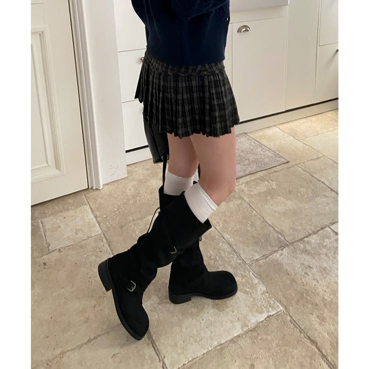 チェックリボンプリーツスカート | by muni:r | 詳細画像6 