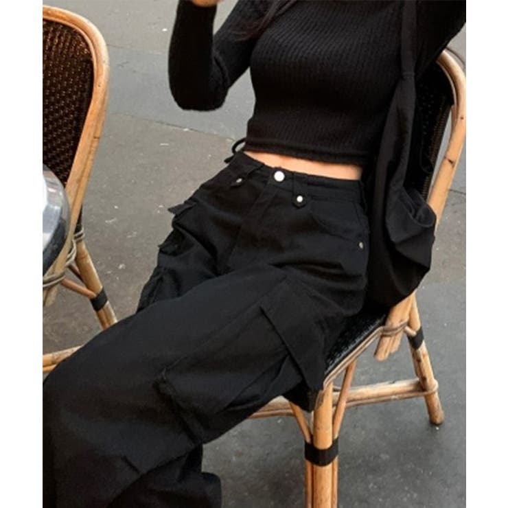 ディテールカーゴポケットワイドパンツ | by muni:r | 詳細画像10 