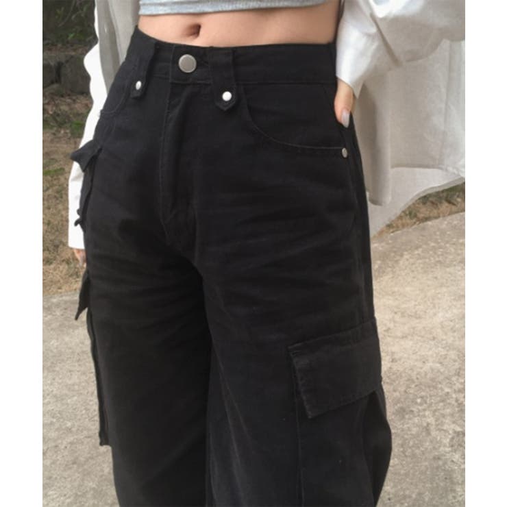 ディテールカーゴポケットワイドパンツ | by muni:r | 詳細画像13 