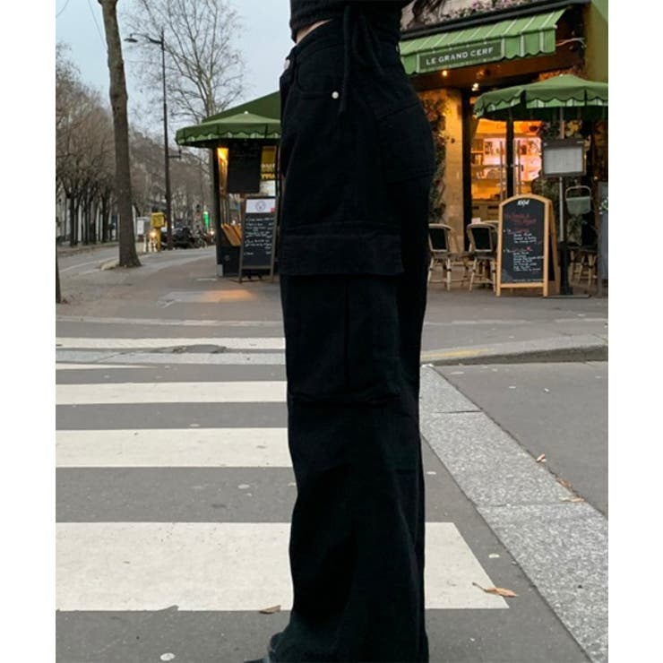 ディテールカーゴポケットワイドパンツ | by muni:r | 詳細画像16 