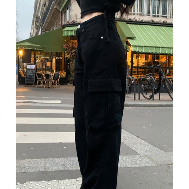 ディテールカーゴポケットワイドパンツ | by muni:r | 詳細画像18 