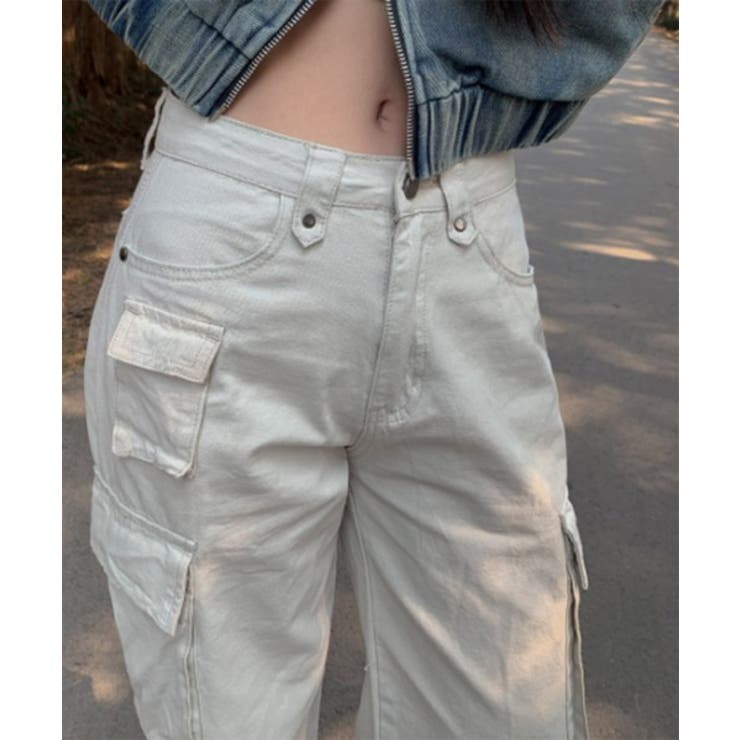 ディテールカーゴポケットワイドパンツ | by muni:r | 詳細画像7 