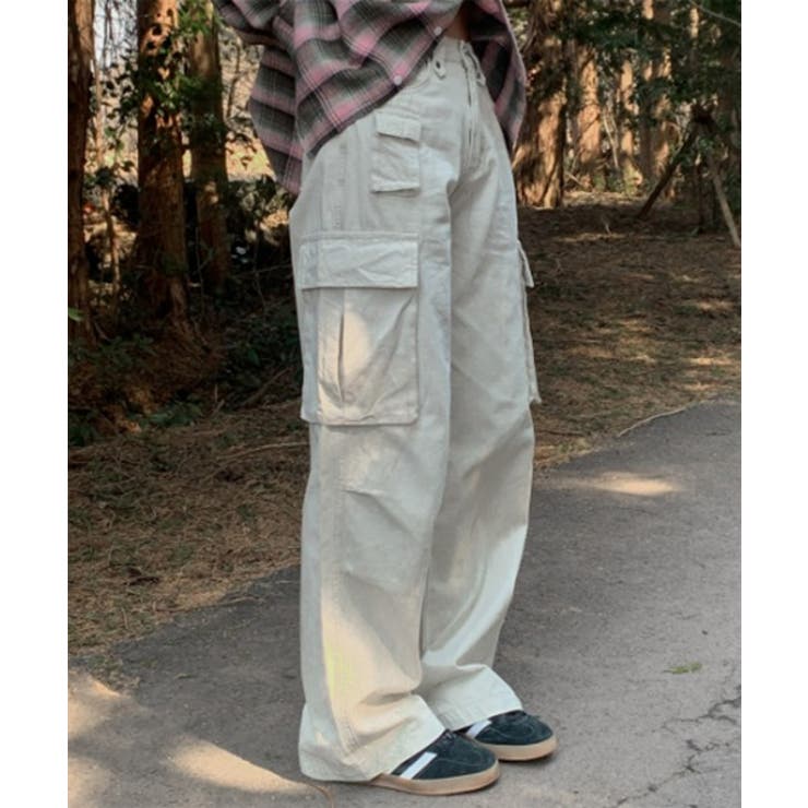 ディテールカーゴポケットワイドパンツ | by muni:r | 詳細画像8 