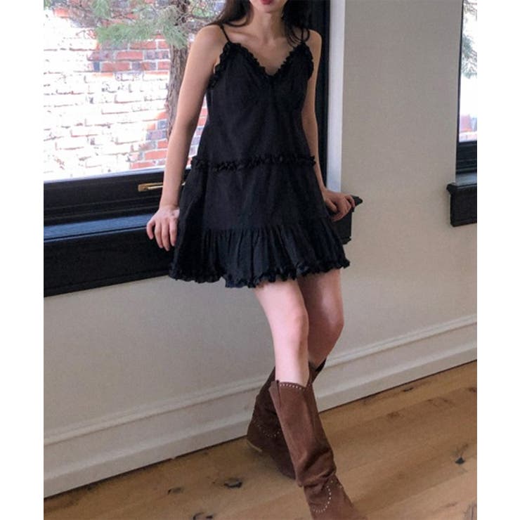 フリルビスチェワンピース | by muni:r | 詳細画像16 