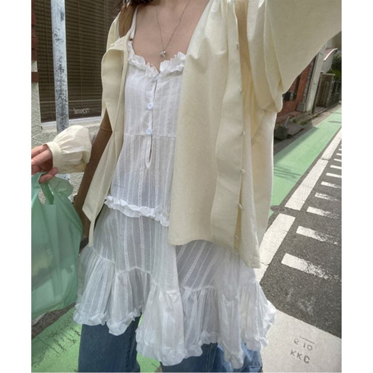 フリルビスチェワンピース/2025 SS COLLECTION[品番