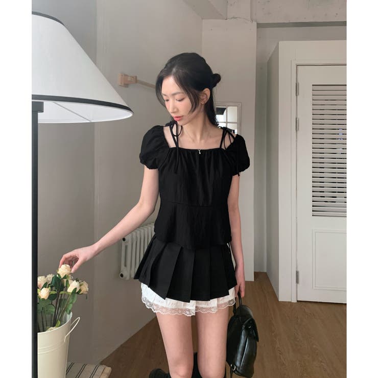 MA＊RSのミニスカート MA＊RS - MA*RS マーズ Wハートバックルスカート ブラック 黒