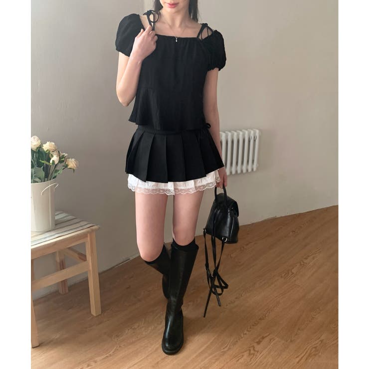 レザーラッププリーツミニスカート Darich スカート レザーラッププリーツミニスカート : ZOZOTOWN