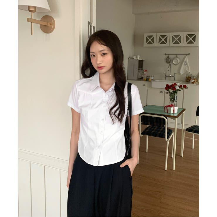 ストライプ半袖シャツ/2025 SS COLLECTION[品番：FROW0001562