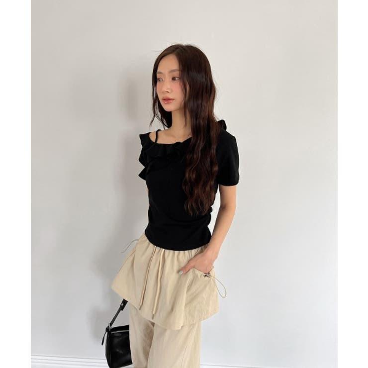 ナイロンピンタックスカートパンツ/2025 SS COLLECTION[品番