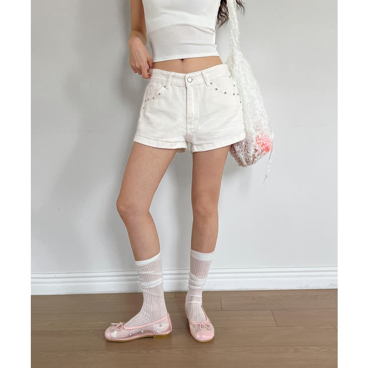 スタッズショートパンツ | by muni:r | 詳細画像12 