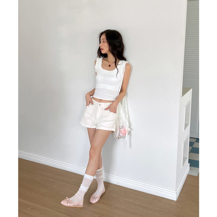 スタッズショートパンツ | by muni:r | 詳細画像13 