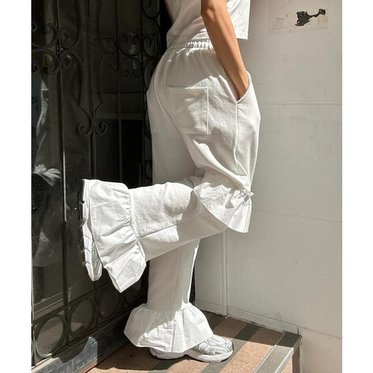 2段フリルバンディングパンツ | by muni:r | 詳細画像7 