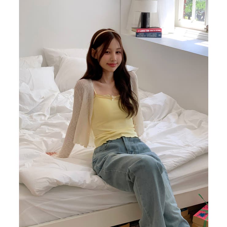 パールボタンフリルカーディガン | by muni:r | 詳細画像16 