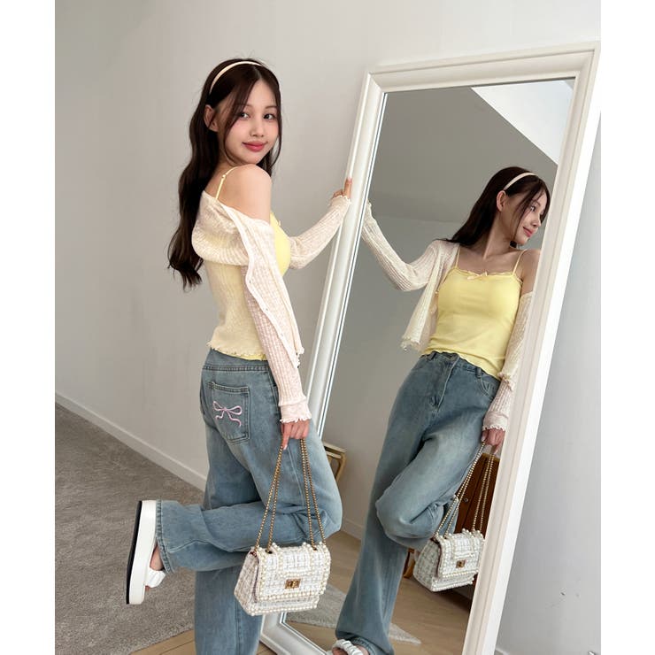 パールボタンフリルカーディガン | by muni:r | 詳細画像19 