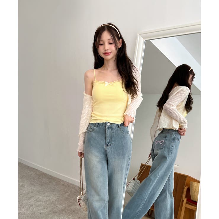 パールボタンフリルカーディガン | by muni:r | 詳細画像20 