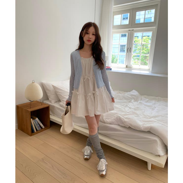 パールボタンフリルカーディガン | by muni:r | 詳細画像24 