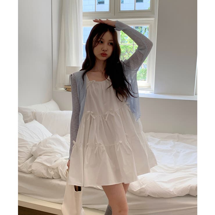 パールボタンフリルカーディガン | by muni:r | 詳細画像26 