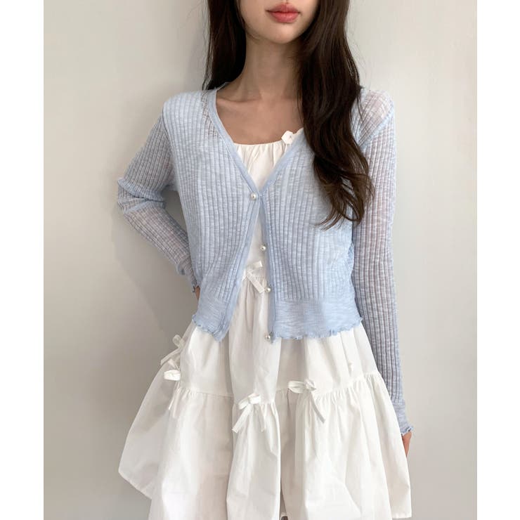 パールボタンフリルカーディガン | by muni:r | 詳細画像29 