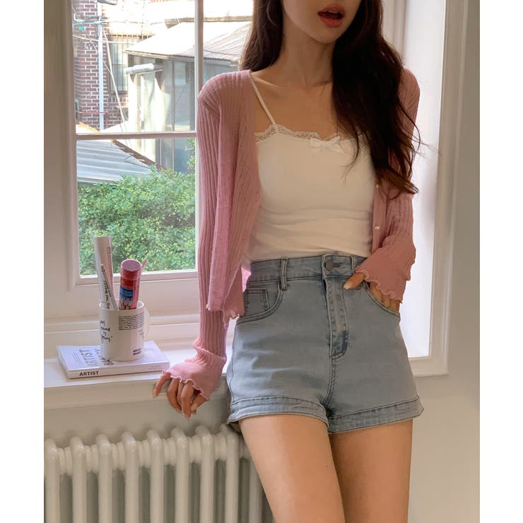 パールボタンフリルカーディガン | by muni:r | 詳細画像32 