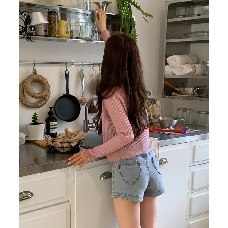 パールボタンフリルカーディガン | by muni:r | 詳細画像34 