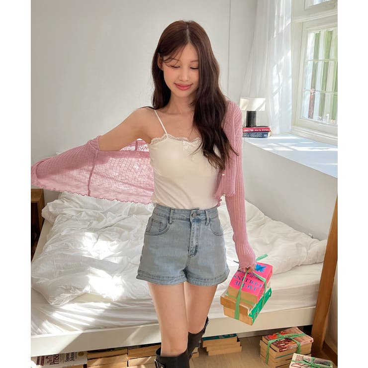 パールボタンフリルカーディガン | by muni:r | 詳細画像36 