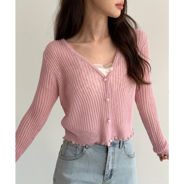 パールボタンフリルカーディガン | by muni:r | 詳細画像39 