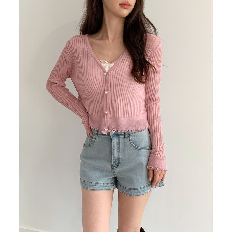 パールボタンフリルカーディガン | by muni:r | 詳細画像40 