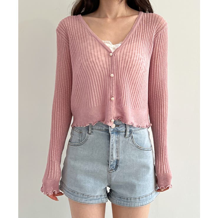 パールボタンフリルカーディガン | by muni:r | 詳細画像43 