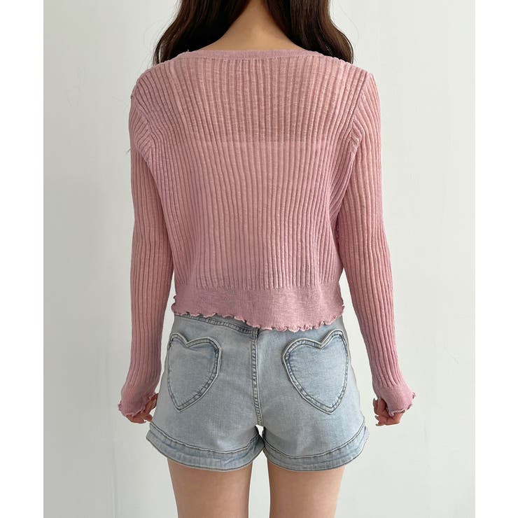 パールボタンフリルカーディガン | by muni:r | 詳細画像47 