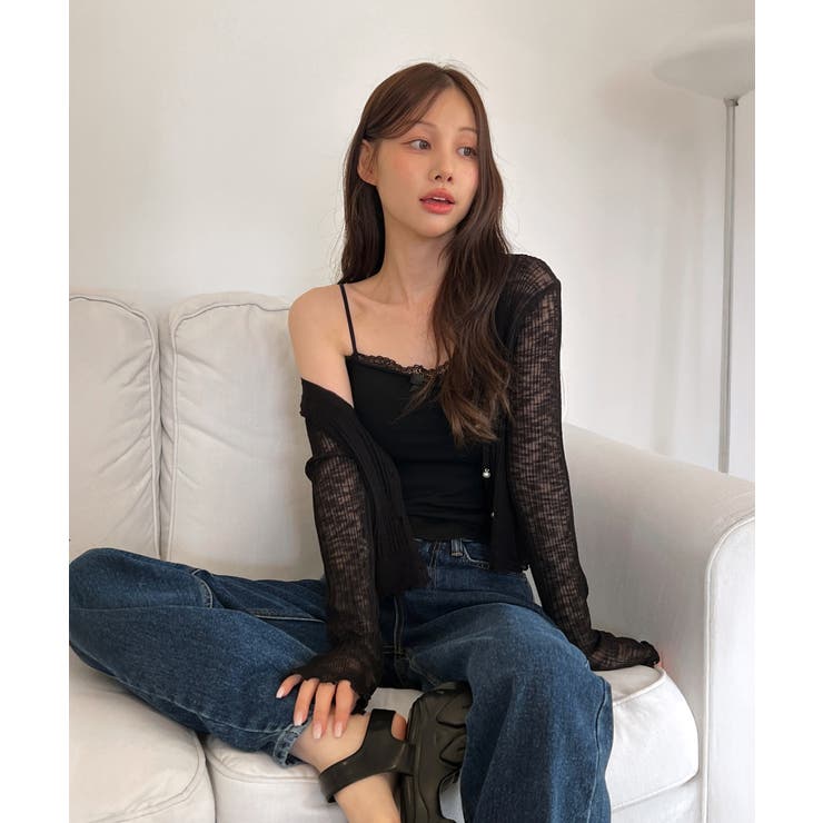 パールボタンフリルカーディガン | by muni:r | 詳細画像8 