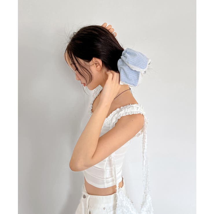 コットンレースシュシュ | by muni:r | 詳細画像3 