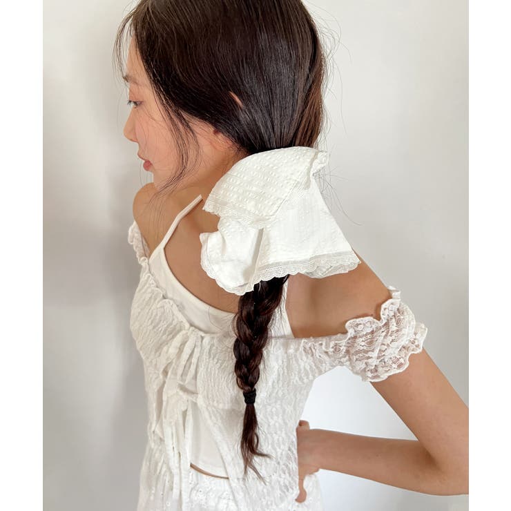 コットンレースシュシュ | by muni:r | 詳細画像8 