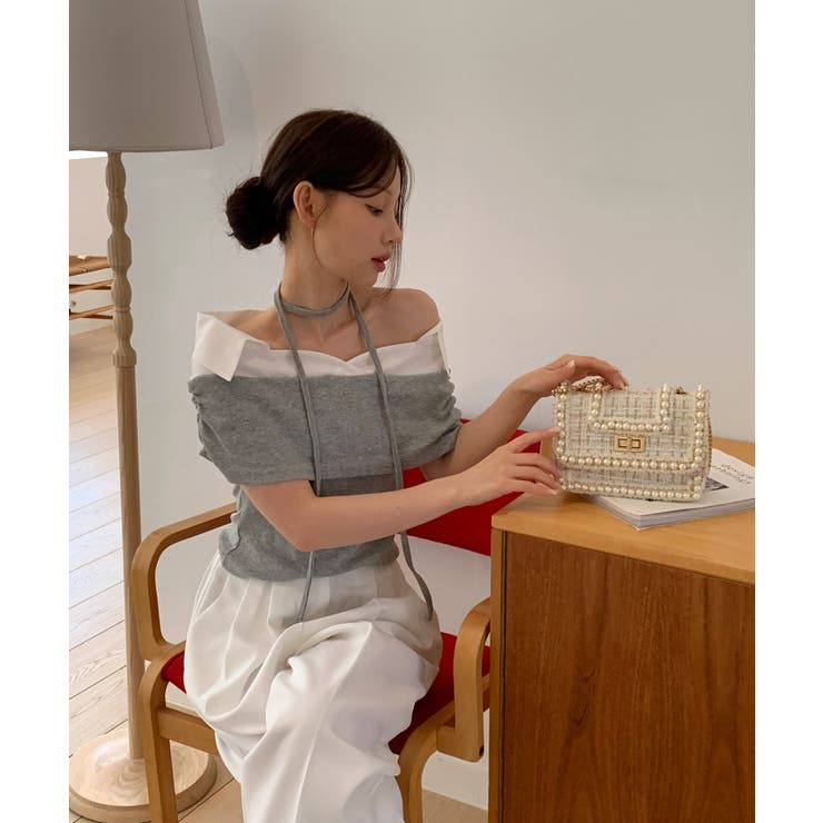 【低身長/高身長/5色展開】ピンタックワイドロングスラックス | by muni:r | 詳細画像2 