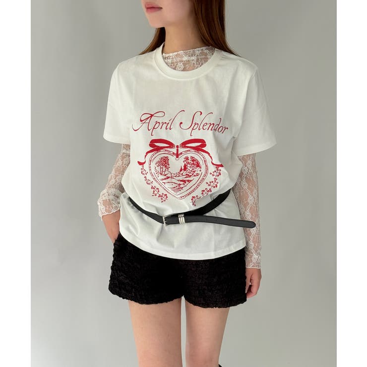 シースルーレーススリーブトップス | by muni:r | 詳細画像11 