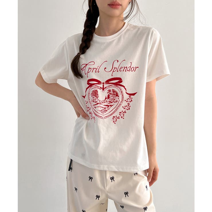 エイプリルレタリング半袖Tシャツ | by muni:r | 詳細画像7 