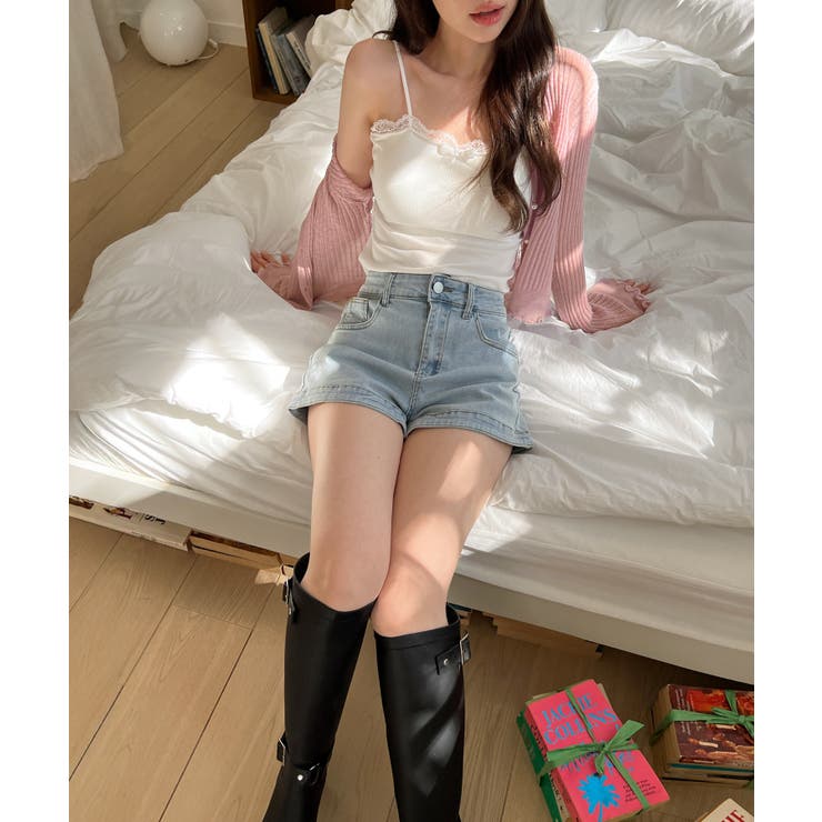 バックルストラップバックジッパーロングレインブーツ | by muni:r | 詳細画像10 