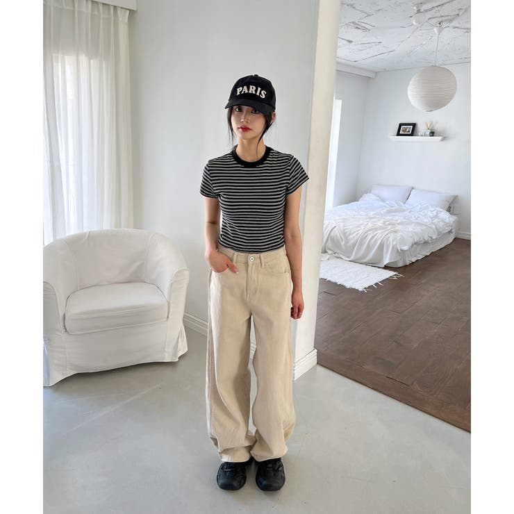 ボタンディテールルーズパンツ/2025 AW COLLECTION | by muni:r | 詳細画像12 