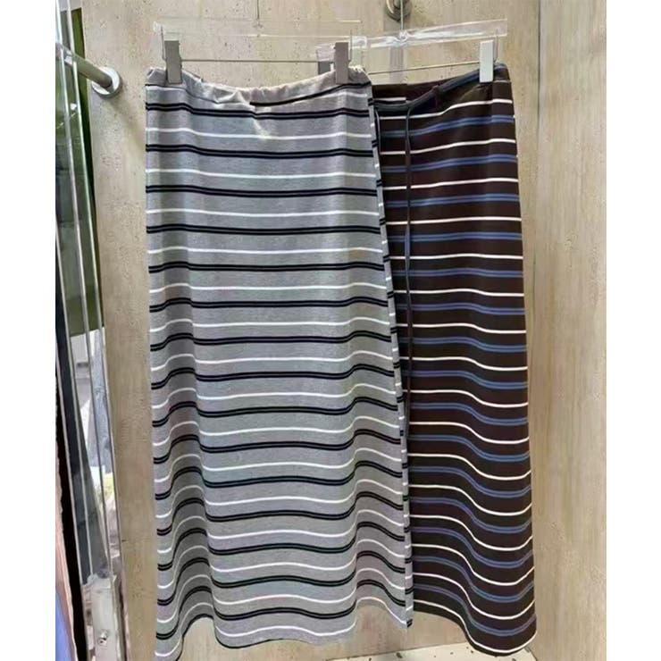 ストライプフレアマキシスカート/2025 AW COLLECTION | by muni:r | 詳細画像20 