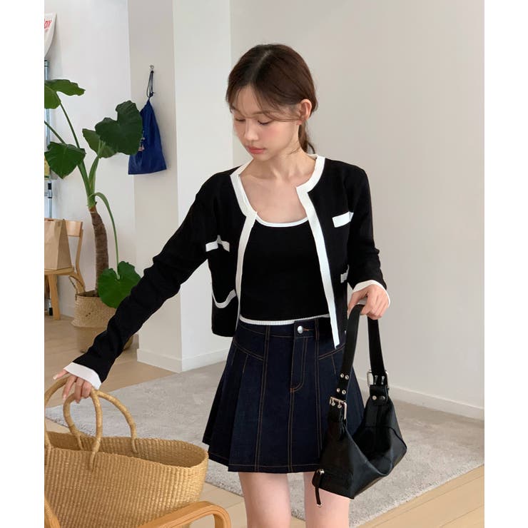 デニムプリーツミニスカート/2025 AW COLLECTION | by muni:r | 詳細画像19 